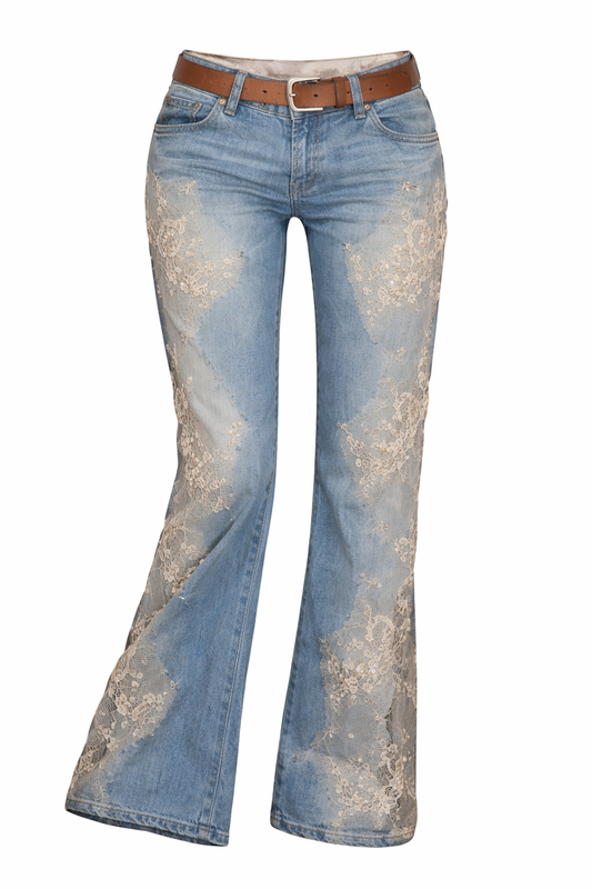 Lace Jeans